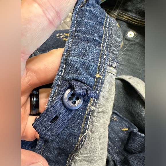 Levi’s Girls Size 12 Regular Dark Blue Skinny Flare Denim Belief Jeans N… - Picture 5 of 11